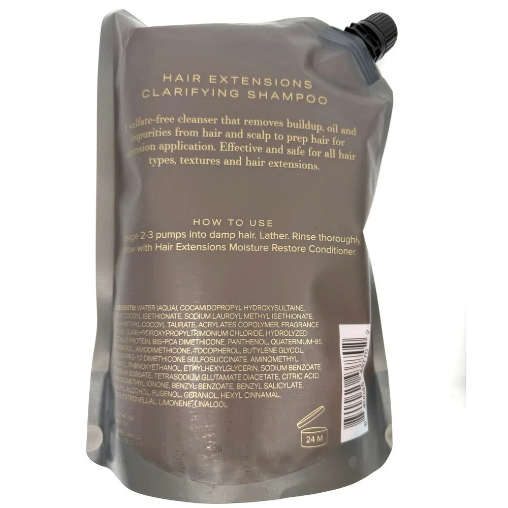Bellami Hair Extensions Moisture Restore Shampoo‎ & Conditioner Refill Set New
